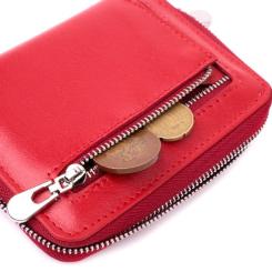 Кошелек ST Leather Кожаный Красный Фото 6