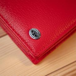 Кошелек ST Leather Красный Фото 10