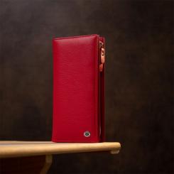 Кошелек ST Leather Красный Фото 7