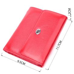 Кошелек ST Leather Из натуральной кожи Красный Фото 2