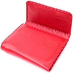 Кошелек ST Leather Из натуральной кожи Красный Фото 4