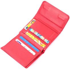 Кошелек ST Leather Из натуральной кожи Красный Фото 5