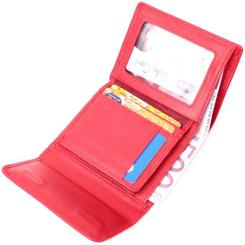 Кошелек ST Leather Из натуральной кожи Красный Фото 6