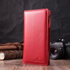 Кошелек ST Leather З натуральної шкіри Червоний Фото 7