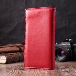 Кошелек ST Leather З натуральної шкіри Червоний Фото 8