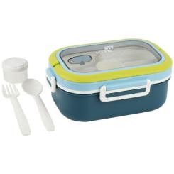 Ланч-бокс Kite з розділювачем 1100 мл, синій Фото 2
