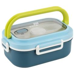 Ланч-бокс Kite з розділювачем 1100 мл, синій Фото 7