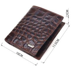 Портмоне Canpellini Из натуральной кожи Коричневое Фото 2