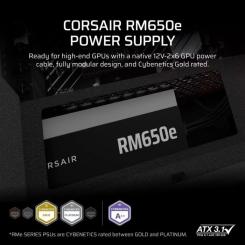 Блок питания Corsair 650W RM650e Фото 5