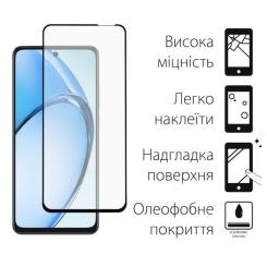 Стекло защитное Dengos Full Glue OPPO A20 Black Фото 1