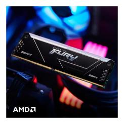 Модуль памяти для компьютера Kingston Fury (ex.HyperX) DDR4 32GB (2x16GB) 3200 MHz Beast RGB Black Фото 9