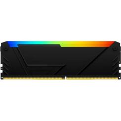 Модуль памяти для компьютера Kingston Fury (ex.HyperX) DDR4 32GB (2x16GB) 3200 MHz Beast RGB Black Фото 3