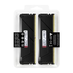 Модуль памяти для компьютера Kingston Fury (ex.HyperX) DDR4 32GB (2x16GB) 3200 MHz Beast RGB Black Фото 5