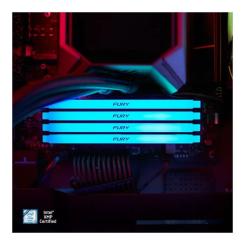 Модуль памяти для компьютера Kingston Fury (ex.HyperX) DDR4 32GB (2x16GB) 3200 MHz Beast RGB Black Фото 8