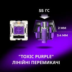 Клавиатура Lorgar KBP70TKLW Wireless TKL Mechanical Pro UA White Фото 3