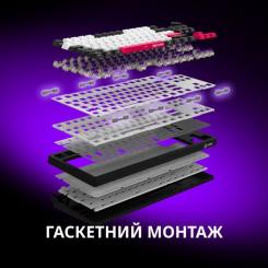 Клавиатура Lorgar KBP70TKLW Wireless TKL Mechanical Pro UA White Фото 5