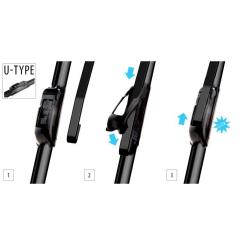 Щетка стеклоочистителя OXIMO безкаркасна 550 мм / 22 Фото 3