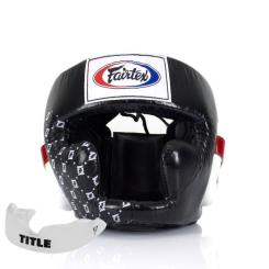 Боксерский шлем Fairtex HG10 Black M Фото