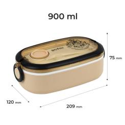 Ланч-бокс детский Kite Harry Potter , 900 мл, бежевий Фото 1