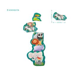 Обучающий набор DoDo Магнітна гра Друзі з джунглів Фото 4