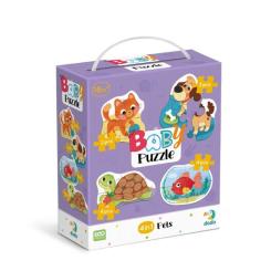 Пазл DoDo 4 в 1 Baby puzzle. Домашние животные Фото
