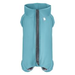 Дождевик для животных WAUDOG Clothes водонепроницаемый S35 голубой Фото