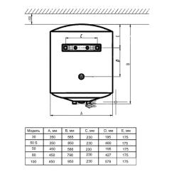 Бойлер Shivaki SHDRY WH 2.0 80" Фото 8