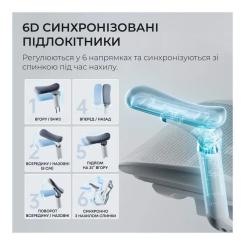 Офисное кресло Sihoo DORO C300 Pro Mesh White Фото 11