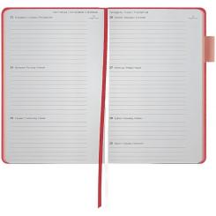 Еженедельник Axent датированный 2026 Partner Soft Muse 125х195, розов Фото 4
