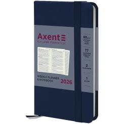 Еженедельник Axent датированный 2026 Pocket Strong 90х150, синий Фото