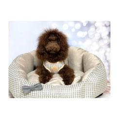 Шлей для собак Chloe's Home Berlin экрю XS Фото 2