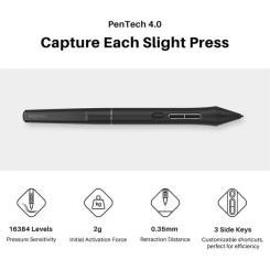 Графический планшет Huion Kamvas 13 Gen 3 Black + рукавичка Фото 3