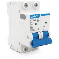 Автоматический выключатель CHINT NXB-63-2P-C6 Фото