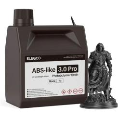 Фотополимерная смола ELEGOO Resin, ABS-like 3.0 pro 2кг, black Фото