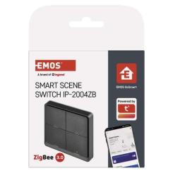 Умный выключатель EMOS H5016 4 buttons ZigBee 3.0 Black Фото 11