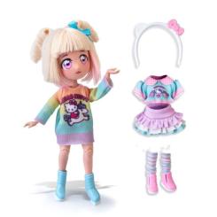 Кукла 4SF Manga Dolls Hello Kitty Стильна Цукерочка-єдиноріг Фото 1