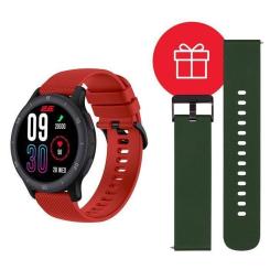 Смарт-часы 2E Motion GT2 47mm Black-red + ремінець зелений Фото