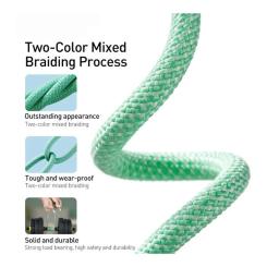 Дата кабель Baseus USB-C to Lightning 2.0m 20W green Фото 4