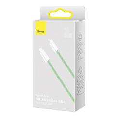 Дата кабель Baseus USB-C to Lightning 2.0m 20W green Фото 7