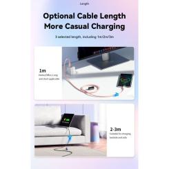 Дата кабель Essager USB-C to USB-C 1.0m 100W blue Фото 8