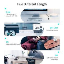 Дата кабель Essager USB 3.0 AM/AF 1.0m Фото 9