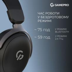 Наушники GamePro Asgard Freya Pro Wireless Black Фото 6
