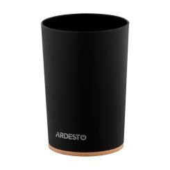 Стакан для ванной комнаты Ardesto Minimalism Черный Фото