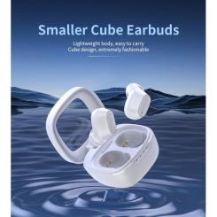 Наушники Choetech TWS Small Cube White Фото 6