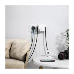 Зарядное устройство Essager 3xUSB + 1xUSB-C 7-in-1 white Фото 2