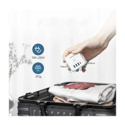 Зарядное устройство Essager 3xUSB + 1xUSB-C 7-in-1 white Фото 4