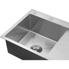 Мойка кухонная Kroner Geburstet-7849LHM Фото 5