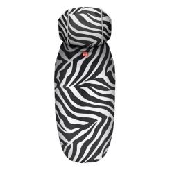 Дождевик для животных WAUDOG Clothes з капюшоном "Зебра" S Фото