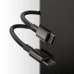 Дата кабель Baseus USB-C to USB-C 1.0m 100W black Фото 9