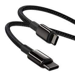 Дата кабель Baseus USB-C to USB-C 1.0m 100W black Фото 4